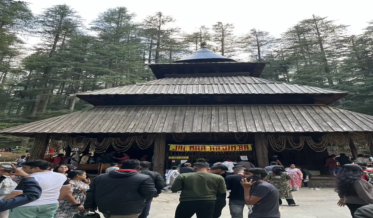 Hidimba Devi Temple surrounded by cedar forest in Manali Himachal Pradesh