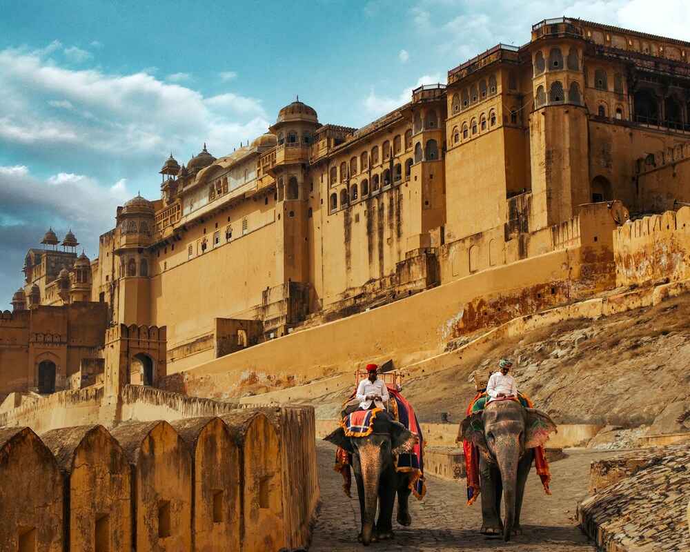 View of Amer Fort walls